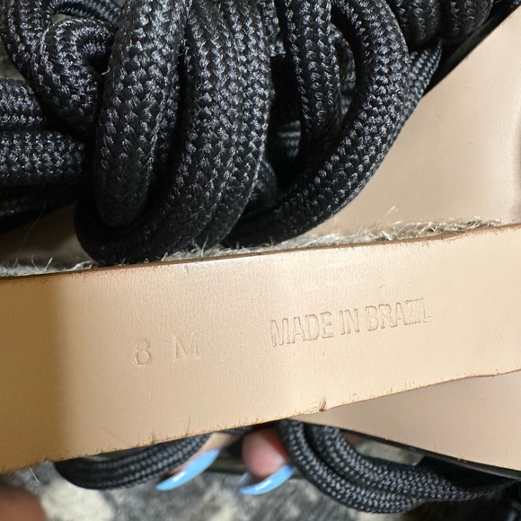 New Steve Madden Idolized wedge Sandal in black size 8 - Picture 9 of 9